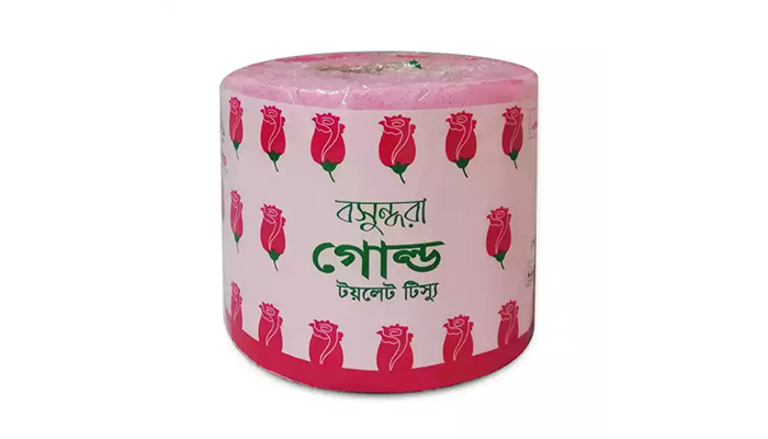 বসুন্ধর গোল্ড টয়লেট টিস্যু নরম ও শোষণকারী