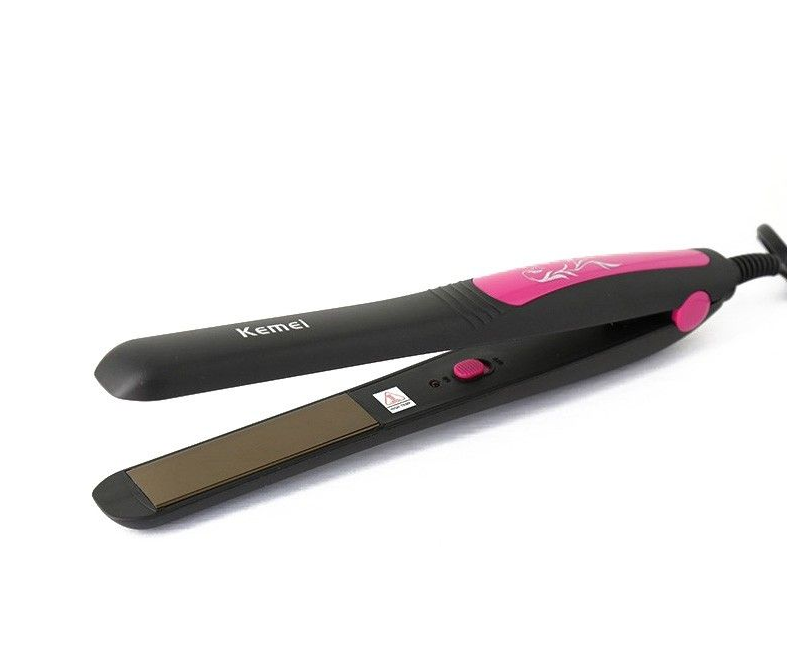 কেমই KM -328 প্রফেসনাল হেয়ার স্ট্রেইনার- গোলাপী