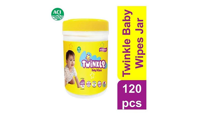 টুইঙ্কল বেবি ওয়াইপ -১২০ টি পিসেস