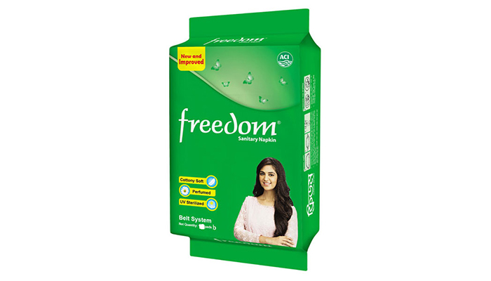 ফ্রিডমস্যানিটারি ন্যাপকিন বেল্ট সিস্টেম ৮প্যাড বি
