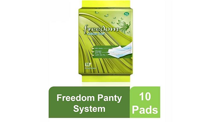 ফ্রিডম কটন সফট প্যান্টি সিস্টেম ১০প্যাড