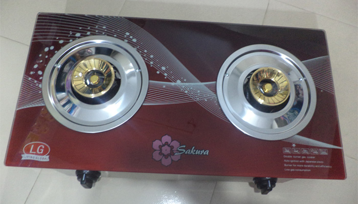 সাকুরা এলজি ডাবল চুলা