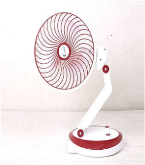 Supermoon রিচার্জেবল টেবিল ফ্যান উইথ লাইট