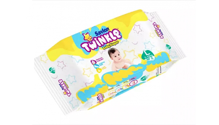 টুইঙ্কল বেবি ডায়াপার (L) ৭-১৮ কেজি পর্যন্ত