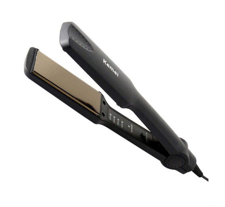 কেমই KM-329 ইলেকট্রিক সিরামিক ফ্ল্যাট আয়রন হেয়ার স্ট্রেইটনার