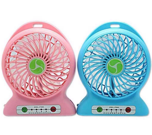 পোর্টেবল ফ্যান উইথ পাওয়ার ব্যাংক