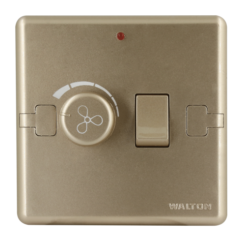 মেটালিক ব্লাক/সিলভার/গোল্ড (W1 সিরিজ) DS-EE -Fan-Regulator-109