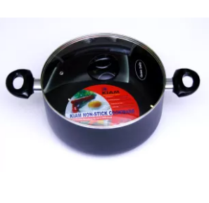 Kiam Non Stick Casserole (Sauce Pan) With Glass Lid 22 CM