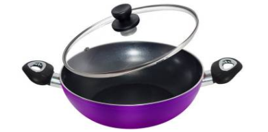 কিচেন কুকার DS-KDKCW-140-WOK-PAN-WITH-LID-(28cm)