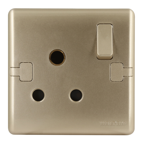 মেটালিক ব্লাক/সিলভার/গোল্ড (W1 সিরিজ) DS-EE-3pin-Round-Socket-116