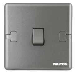 মেটালিক ব্লাক/সিলভার/গোল্ড (W1 সিরিজ) DS-EE-1GANG-Switch-101