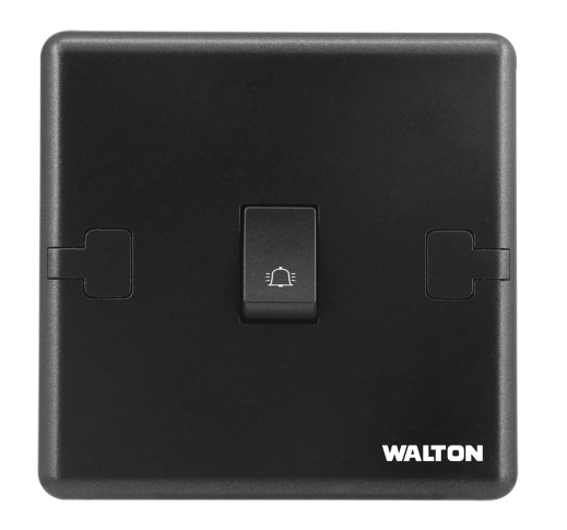 মেটালিক ব্লাক/সিলভার/গোল্ড (W1 সিরিজ) DS-EE-Calling-Bell-Switch-107