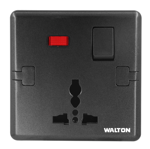 মেটালিক ব্লাক/সিলভার/গোল্ড (W1 সিরিজ) DS-EE-3pin-Socket-110